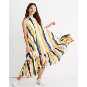 Madewell WHIT Striped‎ Orly Dress Small
